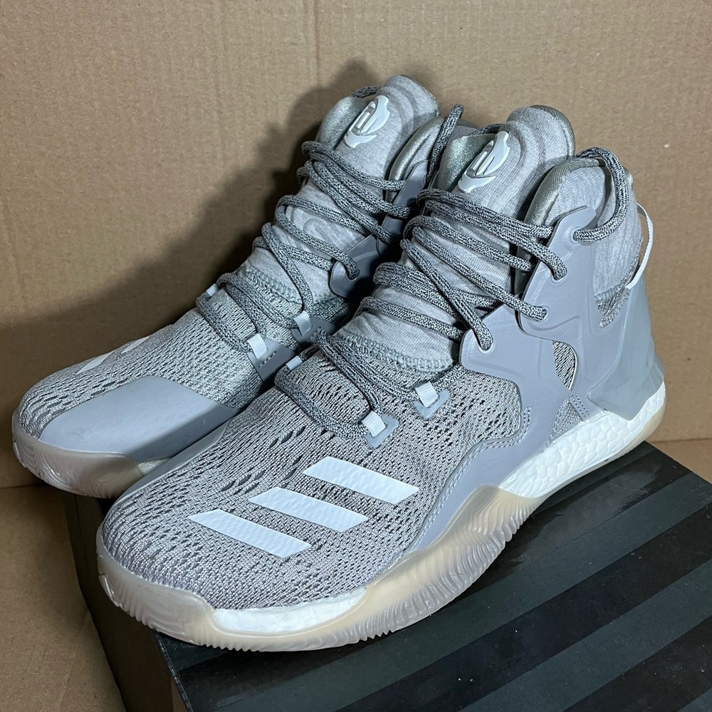 Adidas D Rose 7 | Men’s Size 8 US | Gray Silver